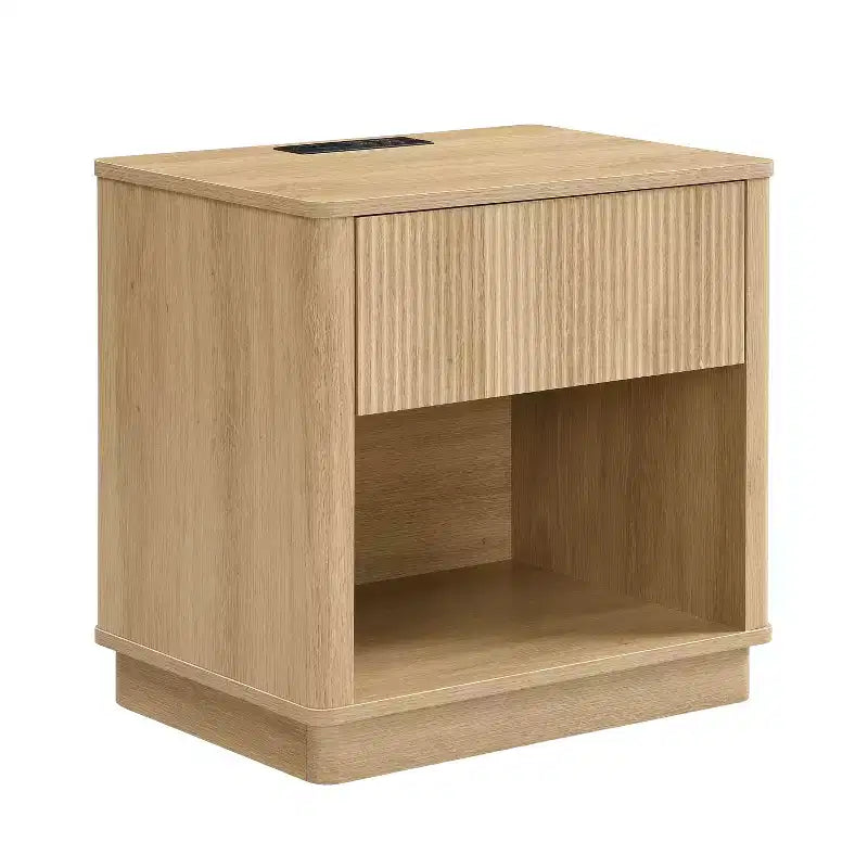 Table de chevet avec prise et port USB