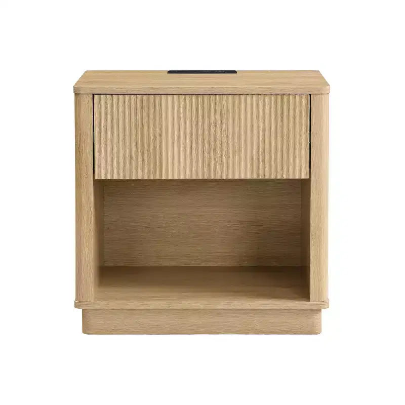 Table de chevet avec prise et port USB