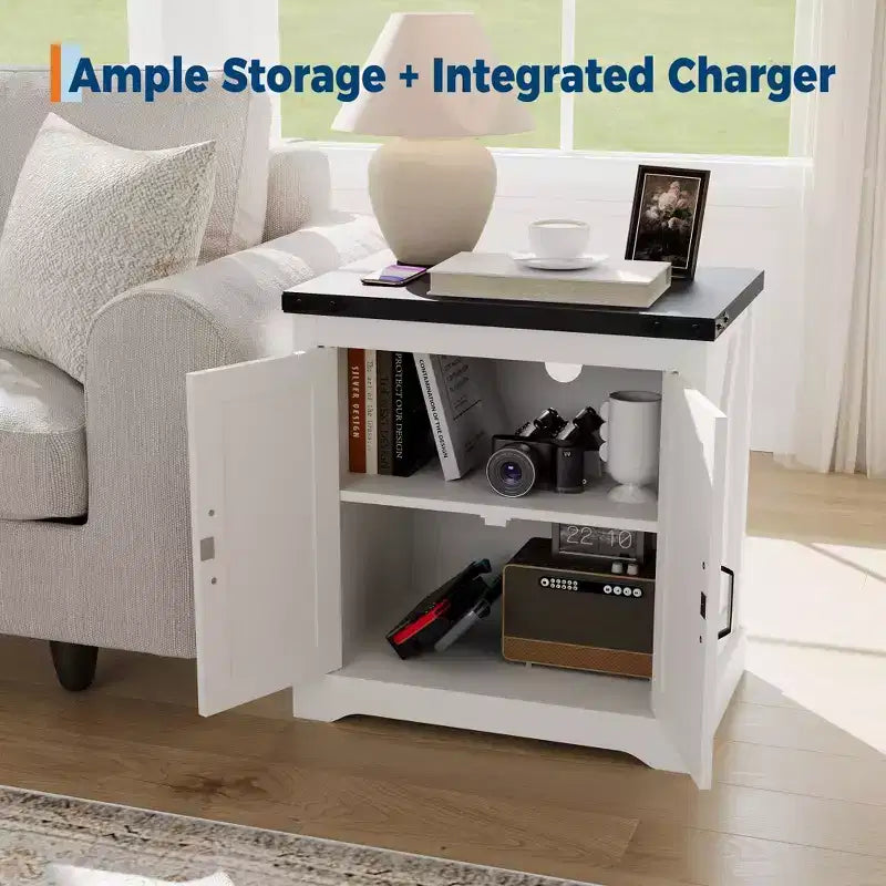 Table d'appoint de style fermier