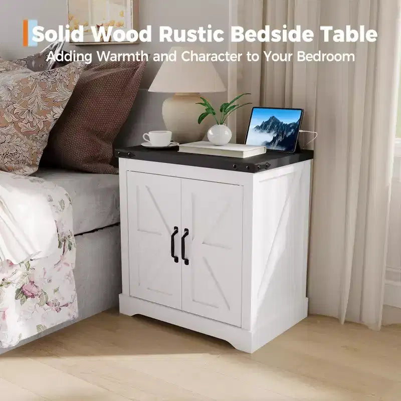 Table d'appoint de style fermier
