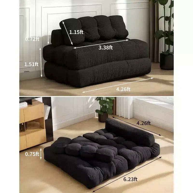 Fauteuil convertible 3-en-1 pliant et portable