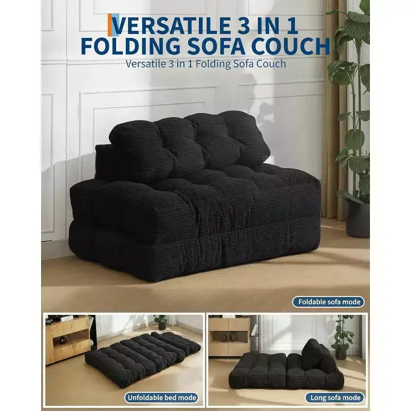 Fauteuil convertible 3-en-1 pliant et portable