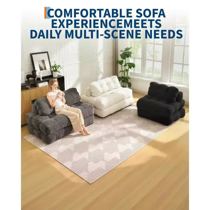 Fauteuil convertible 3-en-1 pliant et portable