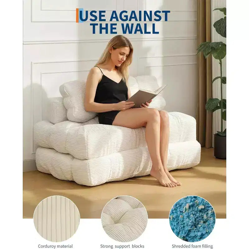 Fauteuil convertible 3-en-1 pliant et portable