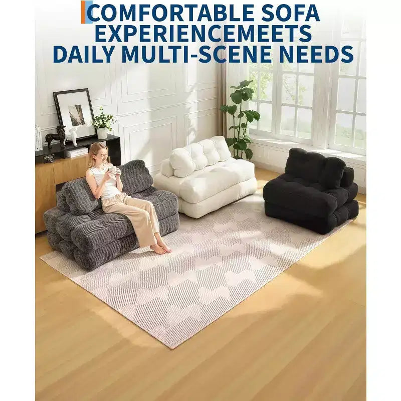 Fauteuil convertible 3-en-1 pliant et portable