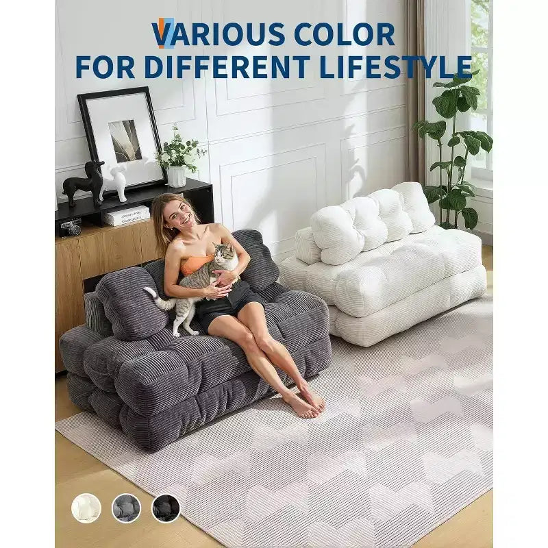 Fauteuil convertible 3-en-1 pliant et portable