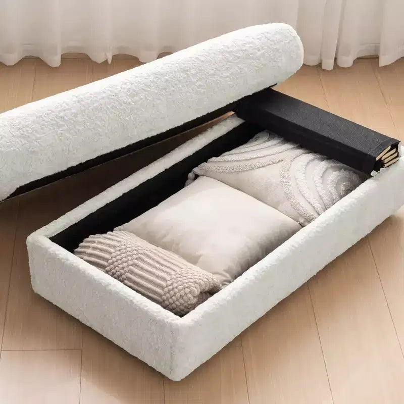 Fauteuil inclinable extra large avec coussins et pouf de rangement