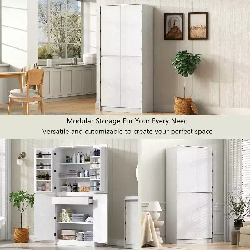 Meuble de rangement de cuisine moderne et minimaliste