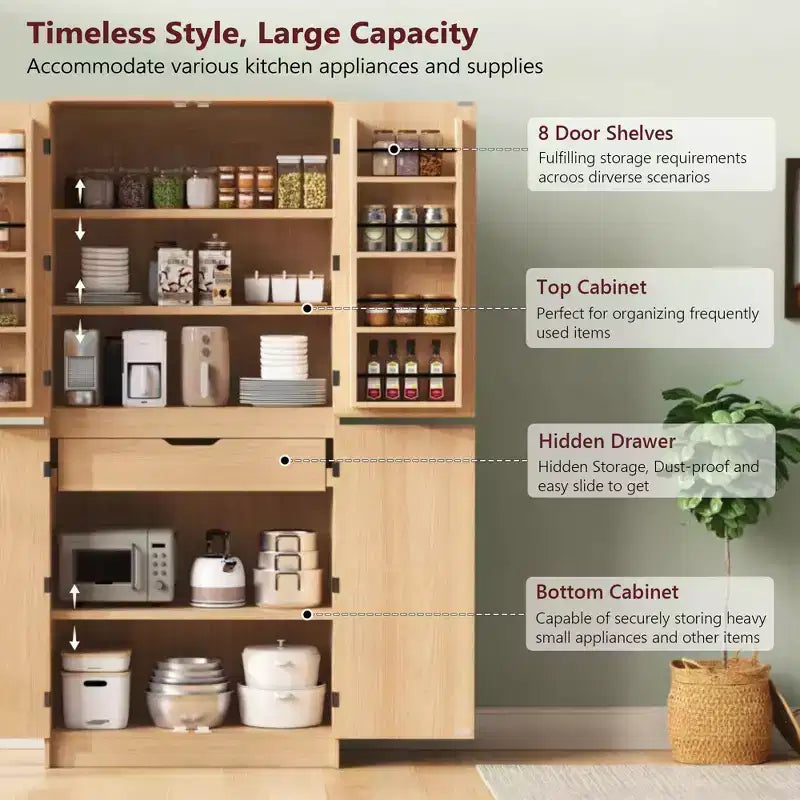 Meuble de rangement de cuisine moderne et minimaliste