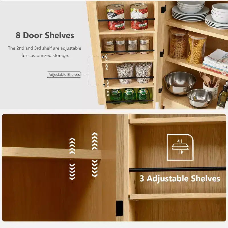 Meuble de rangement de cuisine moderne et minimaliste
