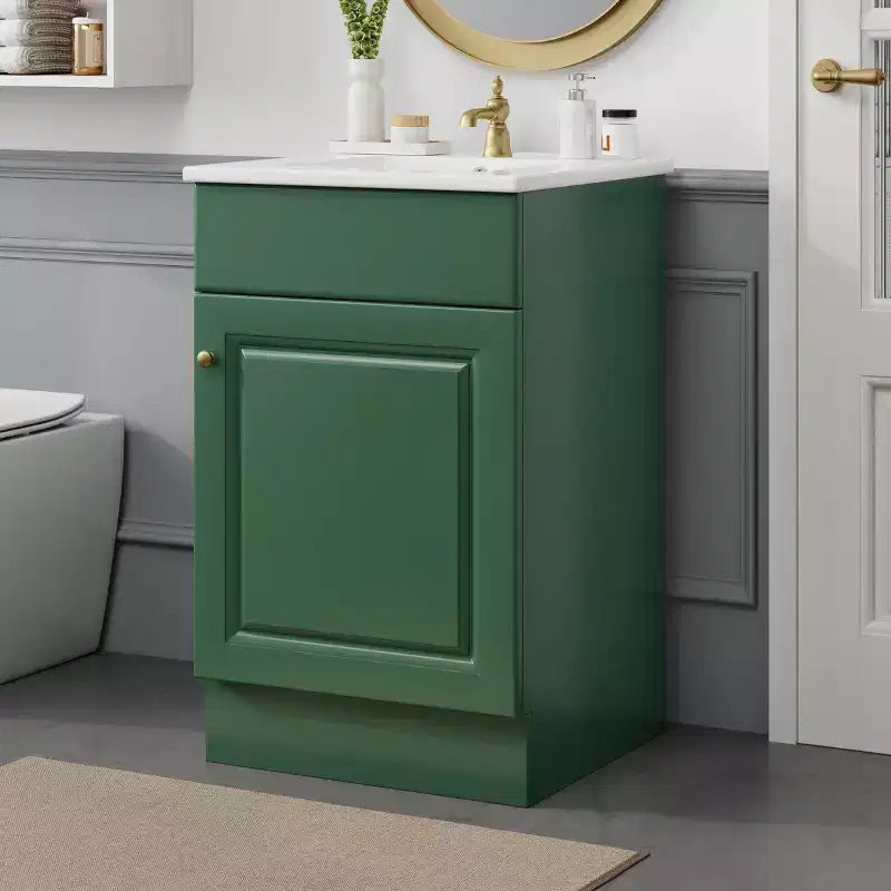 Meuble-lavabo, meuble-lavabo autoportant à vasque unique