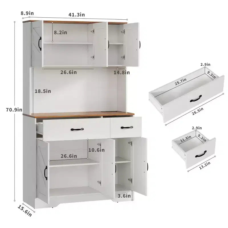 Meuble de rangement alimentaire avec station de recharge