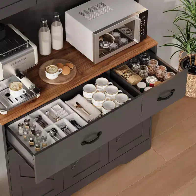Meuble de rangement alimentaire avec station de recharge