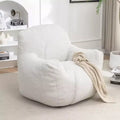 Fauteuil poire facile à nettoyer, transat ours en peluche imperméable