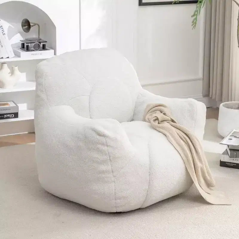 Fauteuil poire facile à nettoyer, transat ours en peluche imperméable