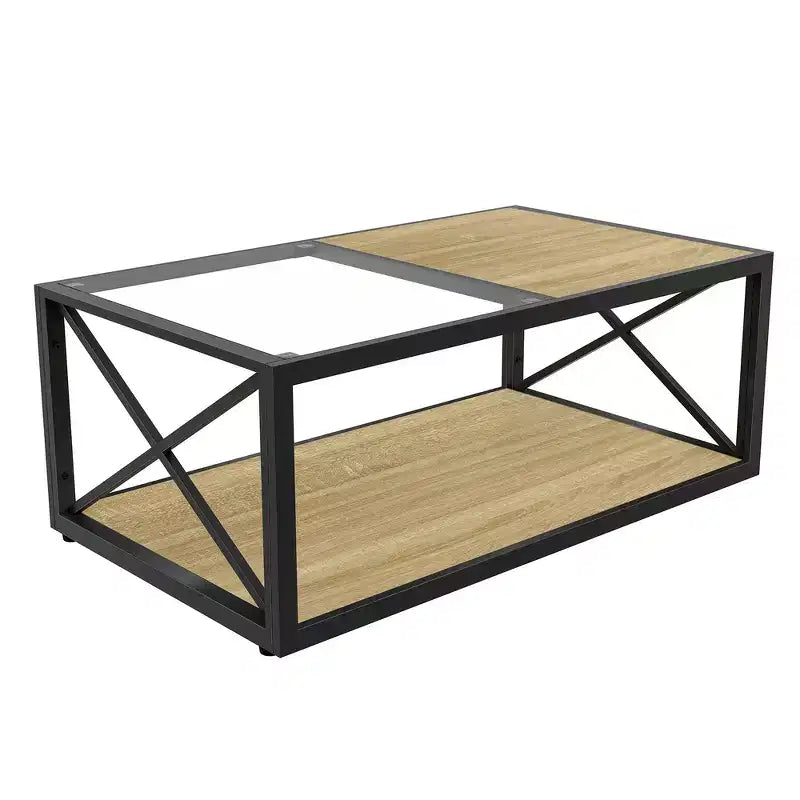 Table basse de style industriel moderne