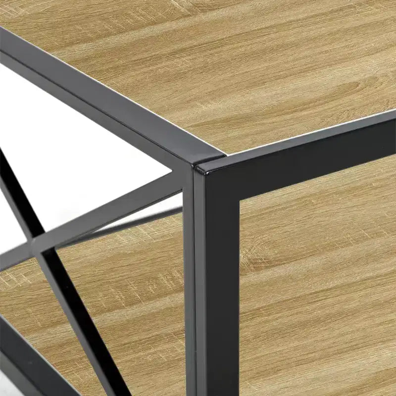 Table basse de style industriel moderne
