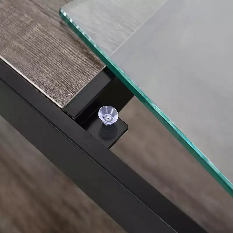 Table basse de style industriel moderne