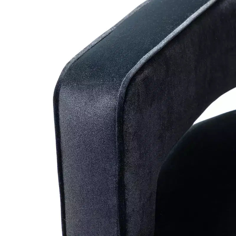 Fauteuil baquet pivotant en velours, fauteuil décoratif de salon
