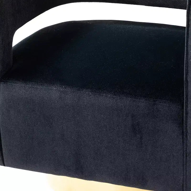 Fauteuil baquet pivotant en velours, fauteuil décoratif de salon