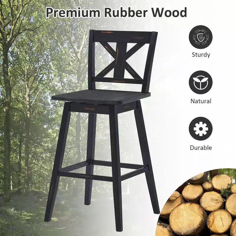 Tabourets de bar, chaises de bar pivotantes