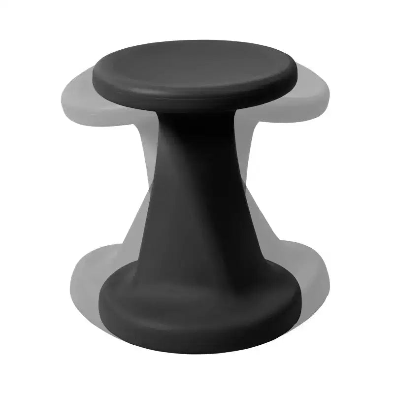 Tabouret à bascule pivotant, hauteur d'assise 45 cm, mobilier de classe