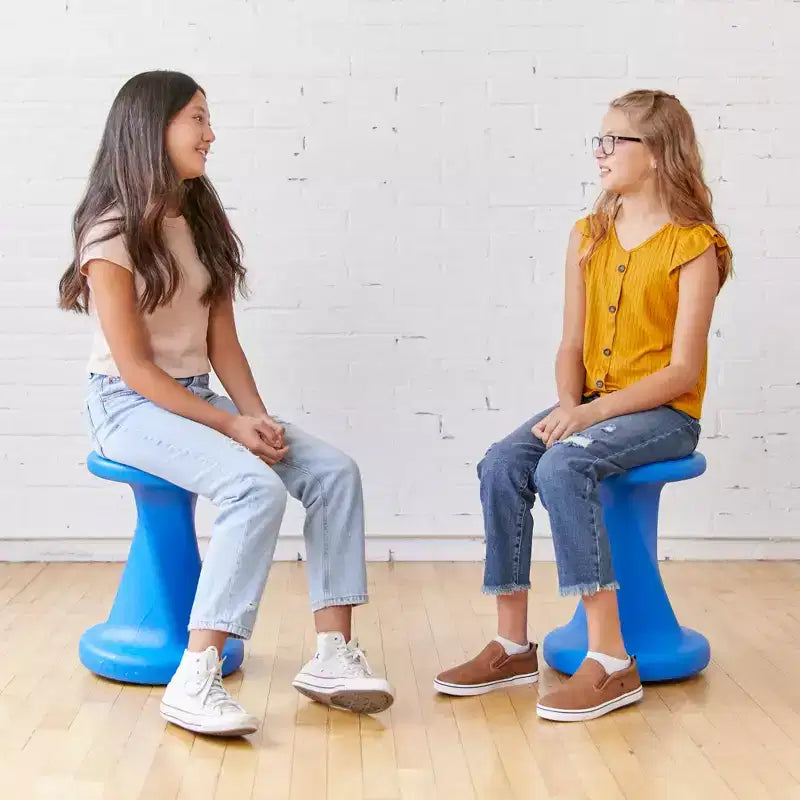 Tabouret à bascule pivotant, hauteur d'assise 45 cm, mobilier de classe