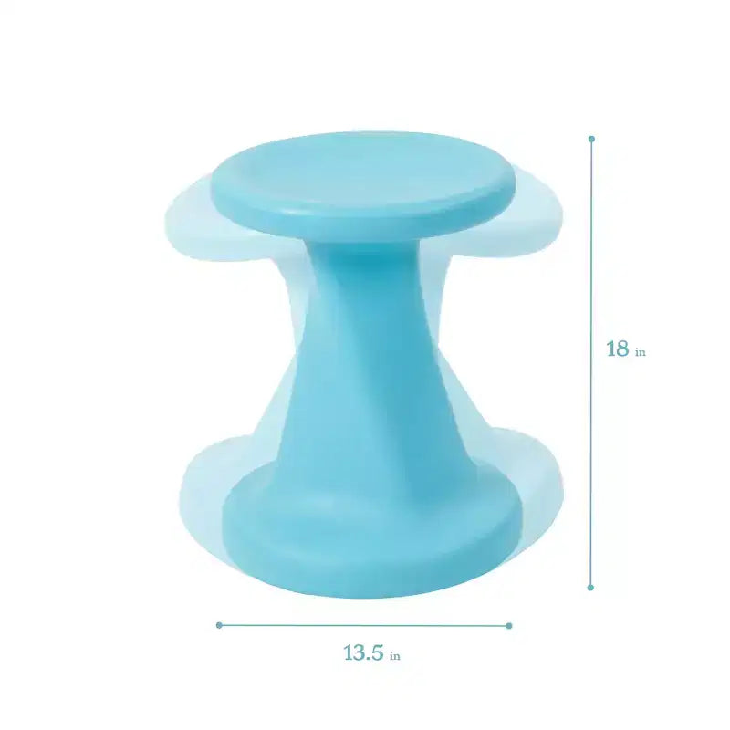 Tabouret à bascule pivotant, hauteur d'assise 45 cm, mobilier de classe
