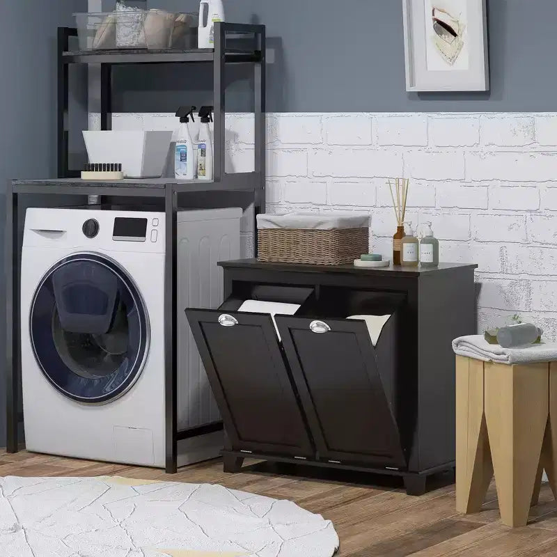 Meuble de tri de vêtements incliné, organiseur de rangement de salle de bain