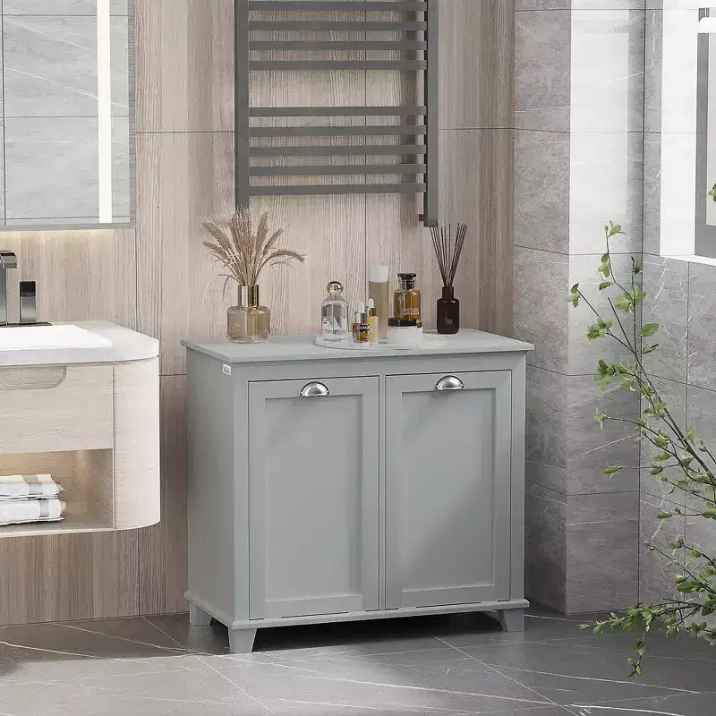 Meuble de tri de vêtements incliné, organiseur de rangement de salle de bain