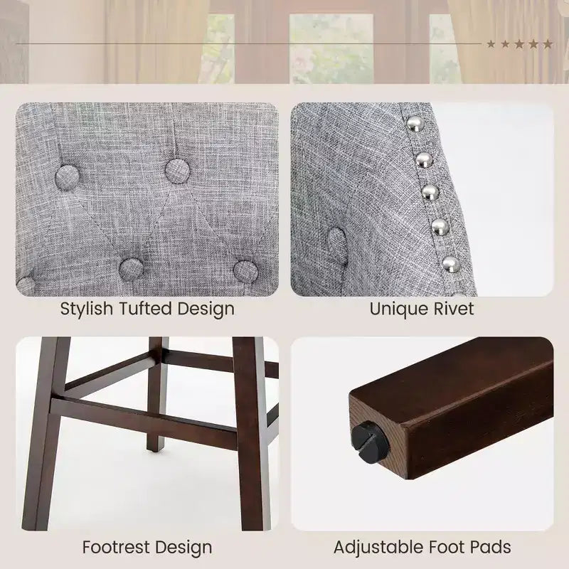 Tabourets de bar pivotants