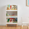 Étagère à livres en bois pour enfants avec butée anti-chute