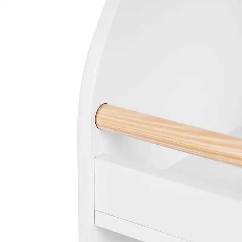 Étagère à livres en bois pour enfants avec butée anti-chute